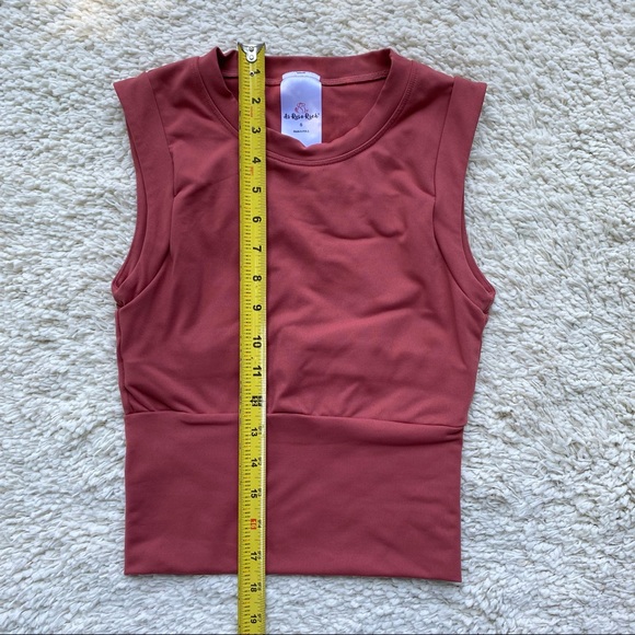 AS ROSE RICH Workout Top. ( Color : Rust) - Picture 7 of 12